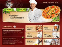 Tablet Screenshot of capripizza.pl